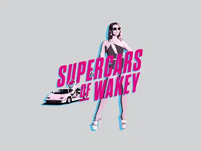 Supercars of Wakey 1980s branding c car showroom costume creative design graphics logo nostalgia pilot print production retro signage supercars of wakey television production television series tv show wakefield