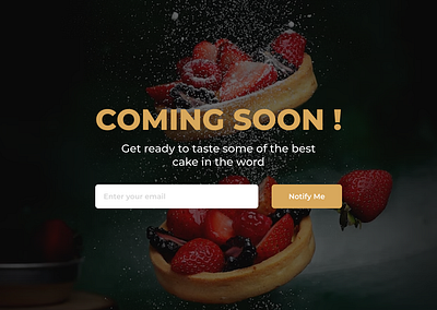 Coming Soon #dailyui #048 web design