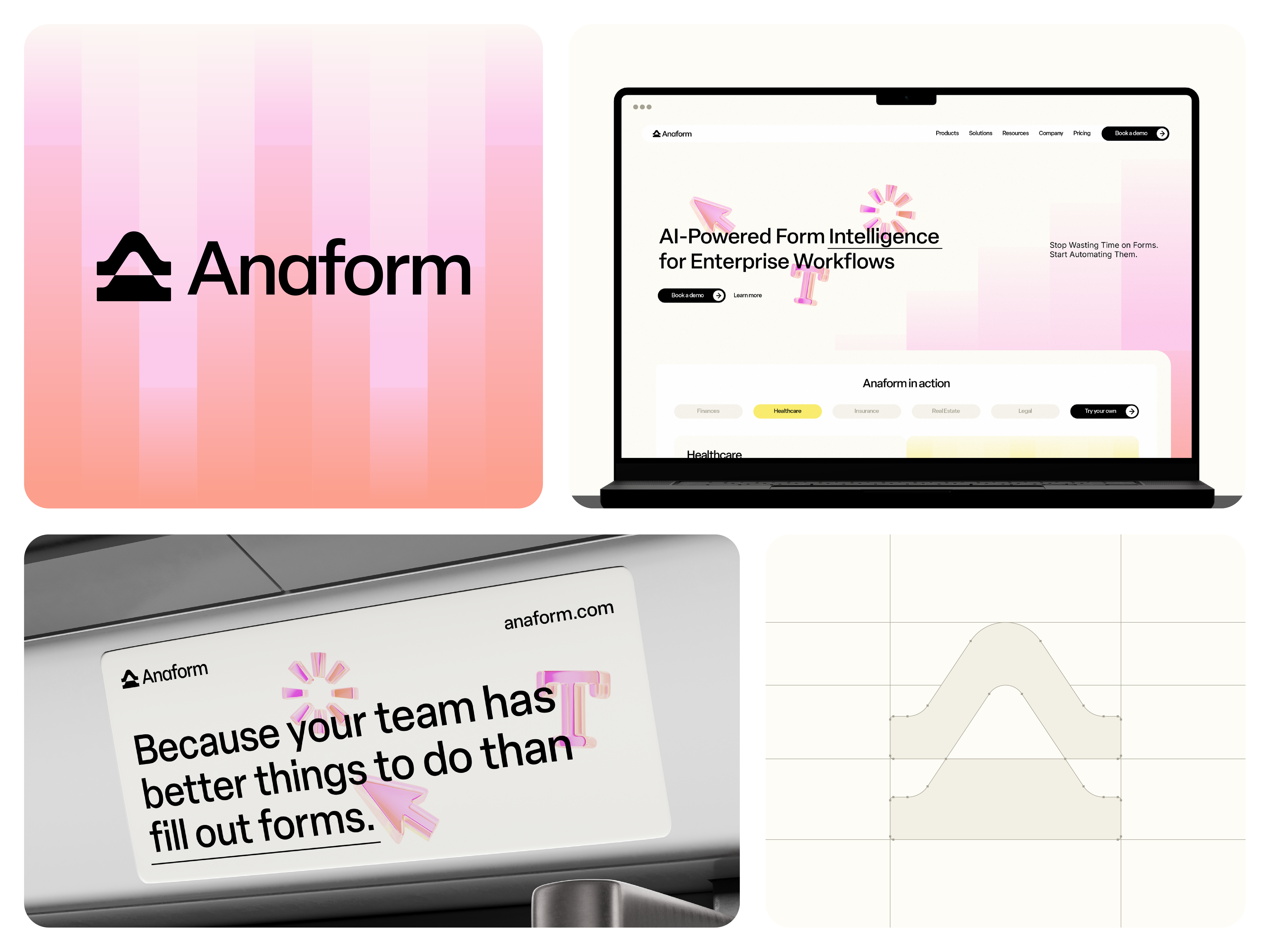 Anaform Logo and Visual Identity Design