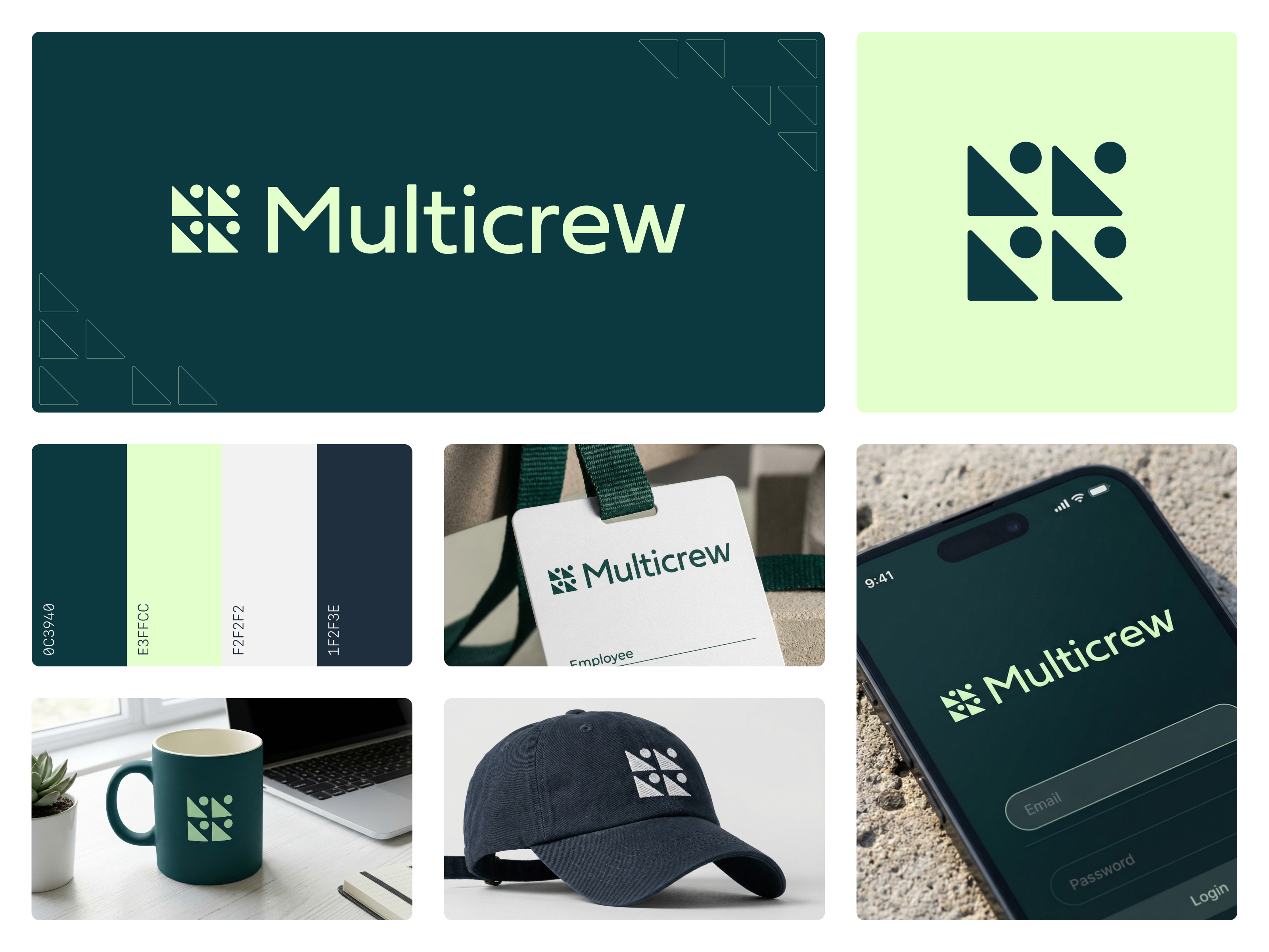 Multicrew – Logo & Visual Identity Design
