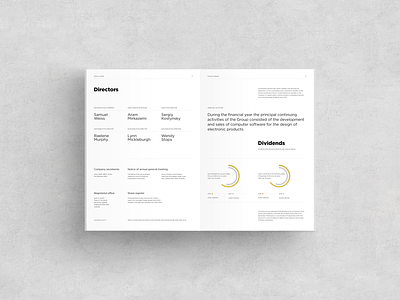 Annual Report Concept annual report branding brochure design business company profile concept corporate document documentation graphic design magazine report statistics typography