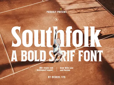Southfolk Bold Serif Font athletic style bold serif branding display serif editorial design elegant serif font design graphic design headline font logo design luxury typography modern serif packaging design poster design retro style serif font sports design type design typography vintage typography