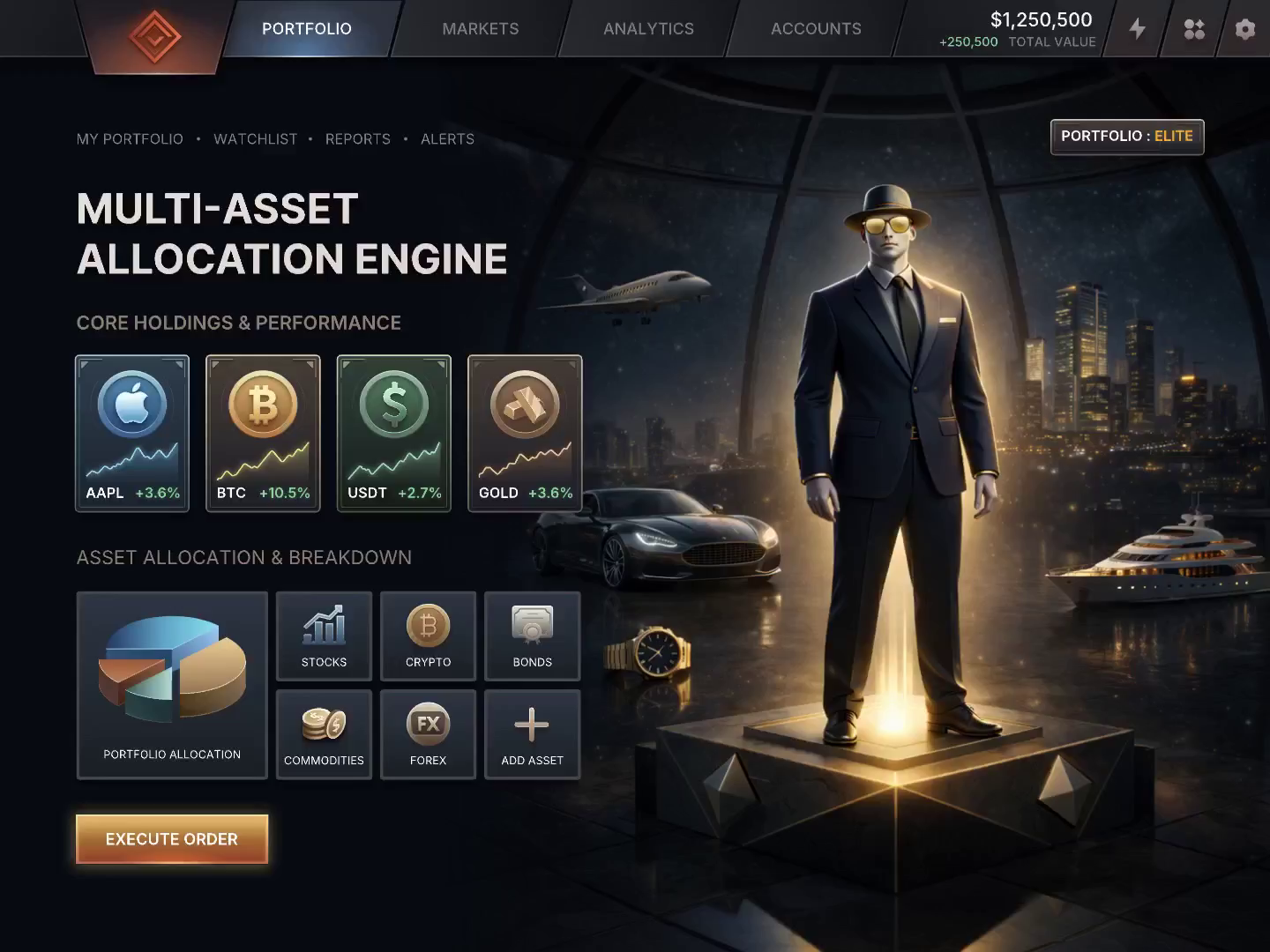 Example of Dashboard & Web App UI (5 Screens)