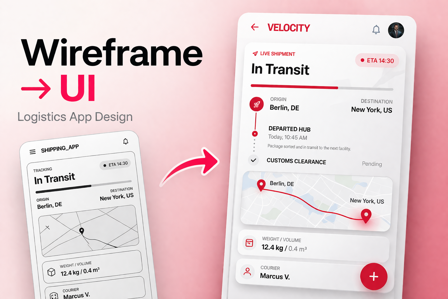 Wireframe to UI | Logistics Mobile App Design app design branding design inspiration designprocess dribbble figma fintech logistics logistics app mobile app mobile app design product design saas system design ui ui design ui ux design ux design wireframe