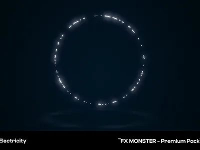 Pulsing Dotted Energy Loop Frame circle clean current dotted electricity energy flicker frame glow hud interface loop minimal neon portal pulse ring sci fi target tech