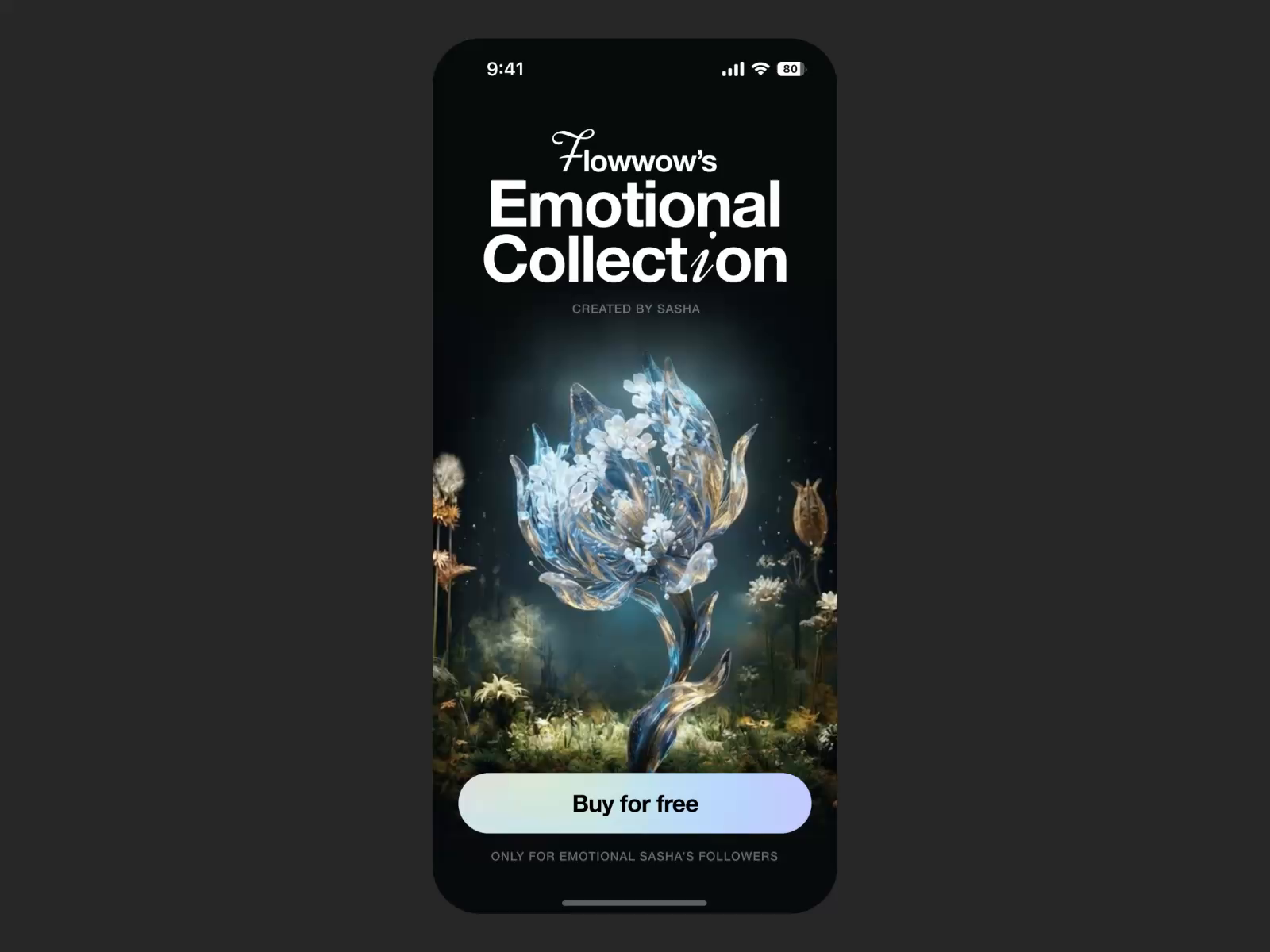 Flowwow's Main Page | Concept
