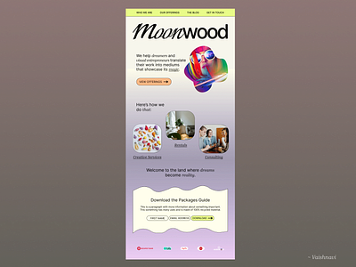 Moonwood Website Design build designdrug watchmegrow ui dailyui designdrug ui watchmegrow