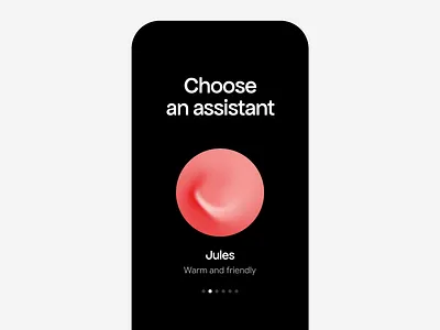 AI Voice Assistant ai animation app app design assistant clean graphic design interface ios iphone mobile mobile app design mobile design onboarding ui video voice