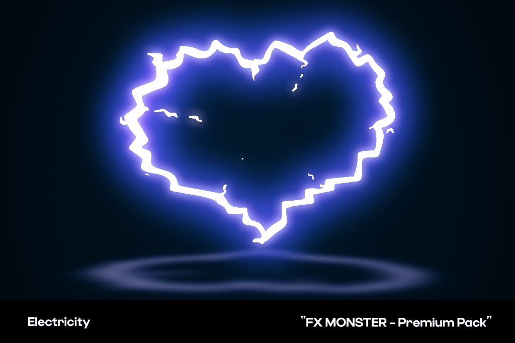 Jagged Electric Heart Surge Shock Outline animation aura distortion edgy electricity energy glitch glow graphic design heart intense lightning love neon outline pulse sharp shock sparks symbol