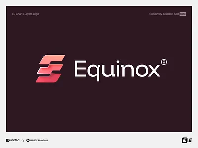 E-Chart Layers — Logo in Different Styles 3d ai animation blockchain branding crypto esports exchange fitness for sale gaming icon identity lettering logo motion premade sports typography unused