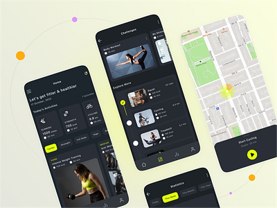 Workout App Design | Exercise App Design app design app development mobile application ui workout app