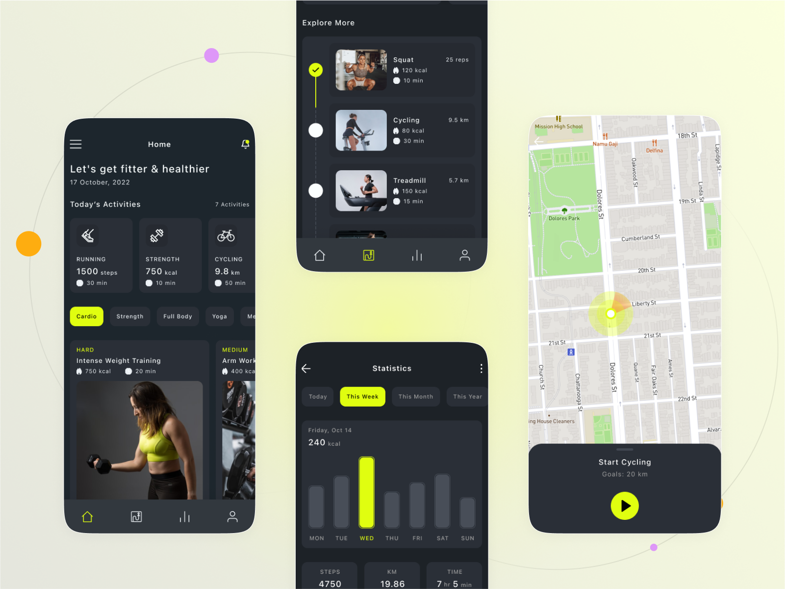Workout App Design Exercise App Design by I Can Infotech on Dribbble