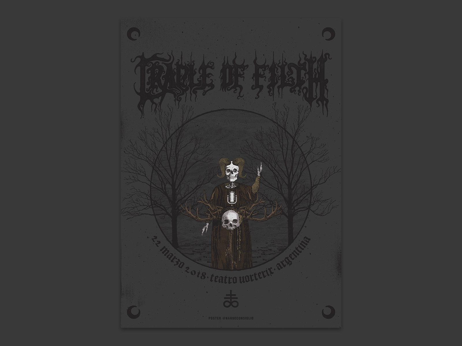 Cradle of Filth - Old Poster Collection