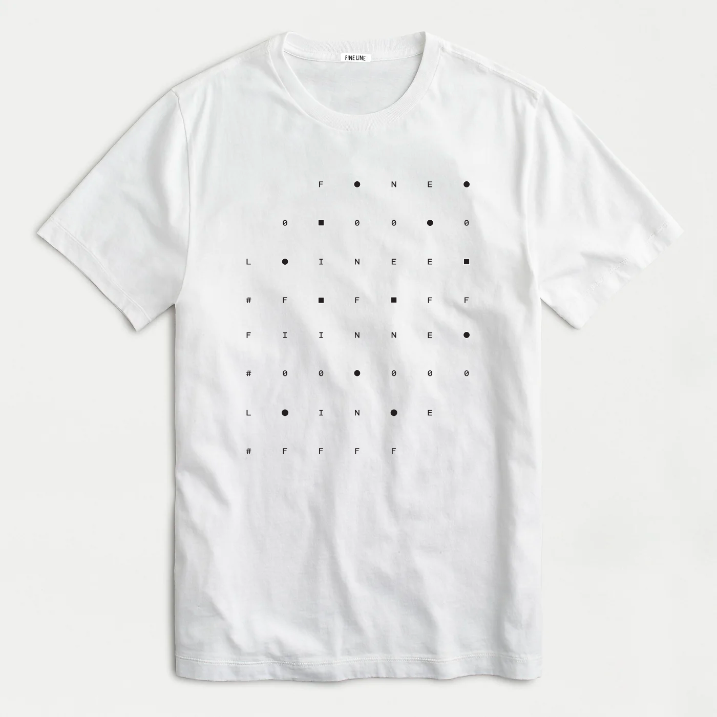 Fine line Tees fine line grid shirts tees typography