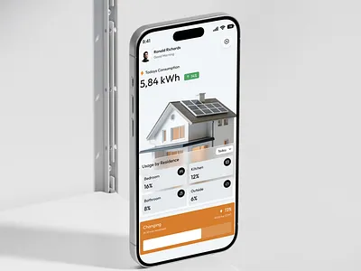 Solar Panel Management App UI/UX app ui b2b business clean energy crm dashboard energy management dashboard mobile app product sas solar solar app solar dashboard solar management solar management dashboard solar panel uiux