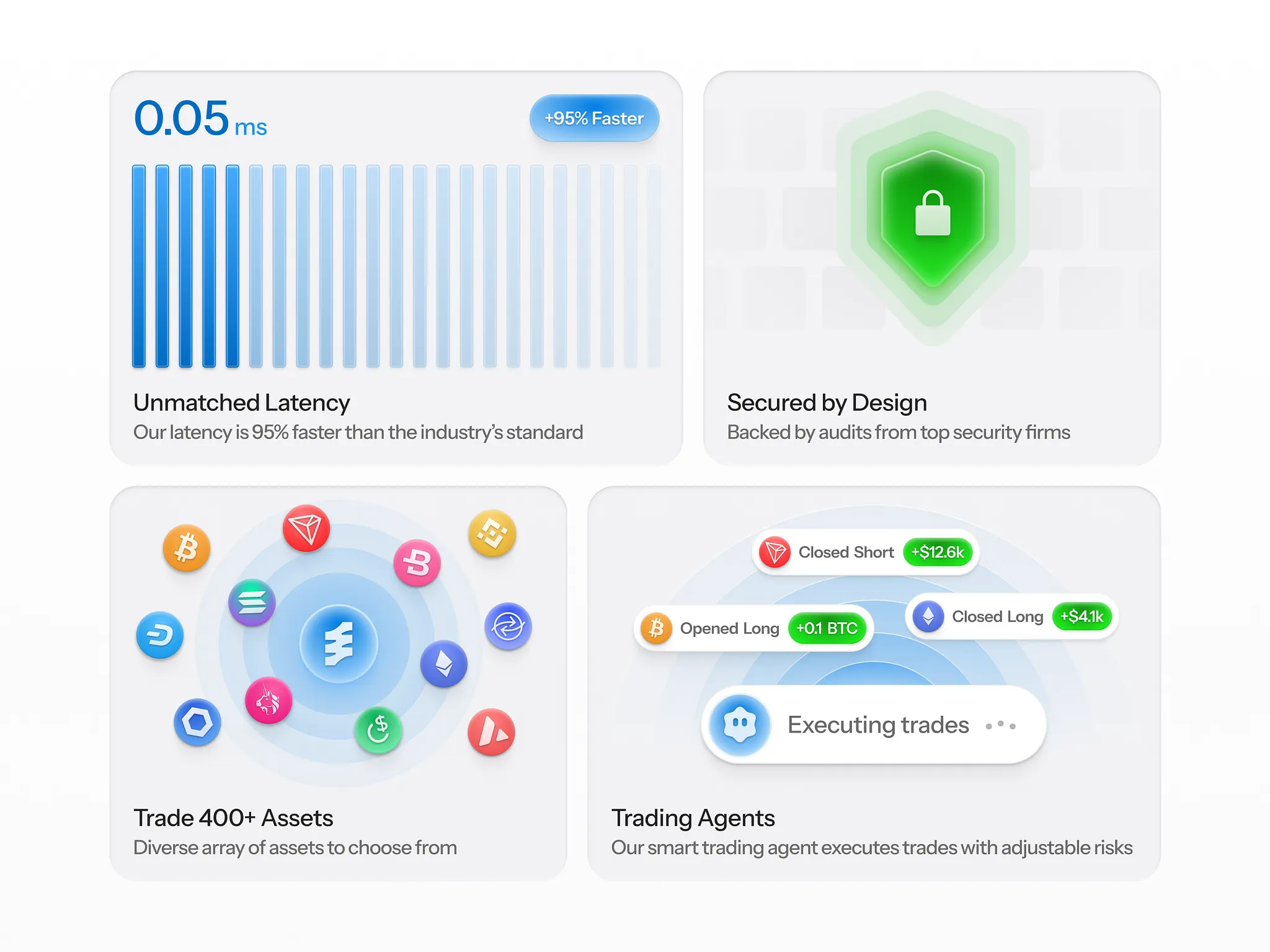 Velano - Animated Bento animation bento crypto framer landing page light theme motion graphics