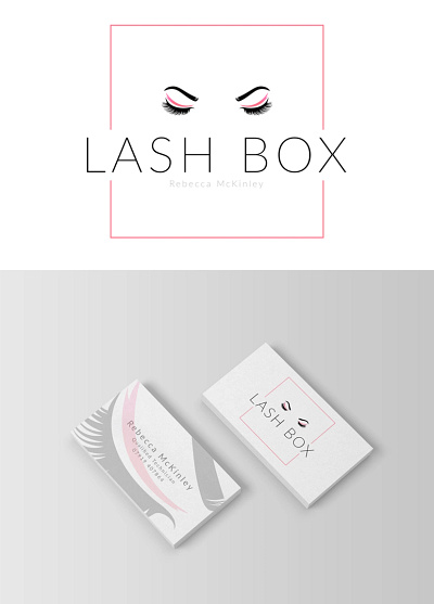 Lash Box branding logo logo design