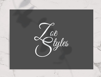 Zoe Styles Hairdresser Logo Design branding logo logo design