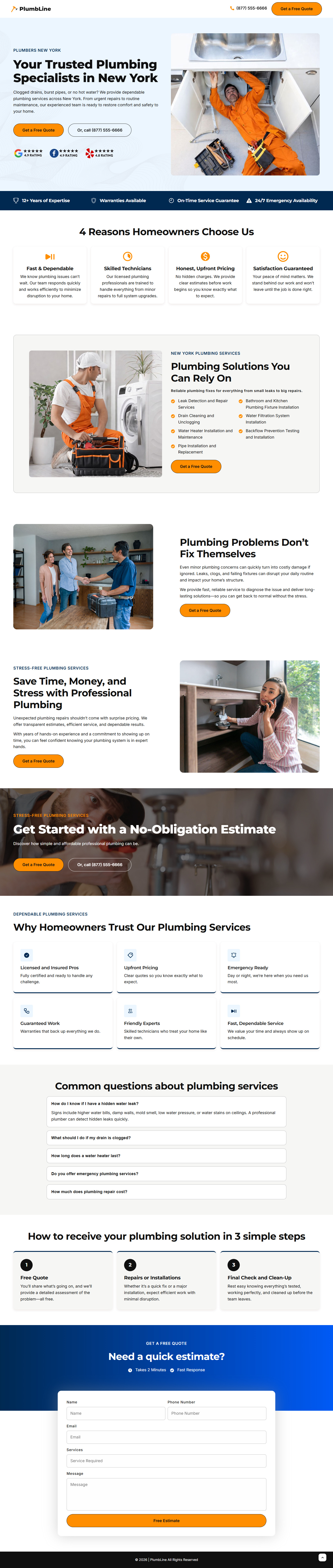 Plumbing Service Landing Page elementor template home service website landing page plumber plumber landing page plumber service plumbers plumbing company plumbing company website plumbing landing plumbing landing page plumbing service website plumbing website service landing page