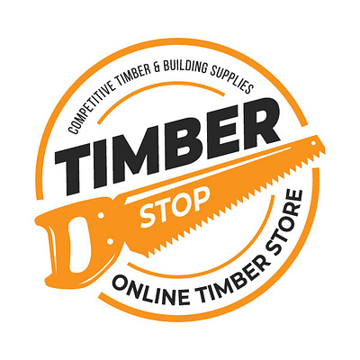 Timber Stop Logo Design - E-Commerce Timber Store branding logo logo design