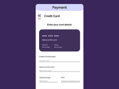 Daily UI Day 2 checkoutform creditcard dailyui dailyuiday2 paymentcheckout