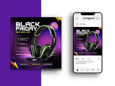 Black Friday Ad Design | Social Media Sale Banner ad advertising design banner black friday design blackfriday design digital ads discount ecommerce ecommerce ad instagram ad marketing marketing banner product post promo design promotion sale sale banner social media post socialmedia