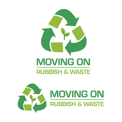 Moving On Rubbish & Waste - Logo Design branding logo logo design