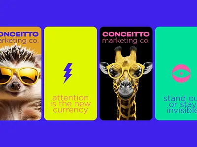 Conceitto — Marketing Agency Branding & Brand Identity brand design inspiration branding branding agency branding inspiration graphic design identity design inspiration logo design logo inspiration marketing agency branding marketing company design vibrant brand identity design