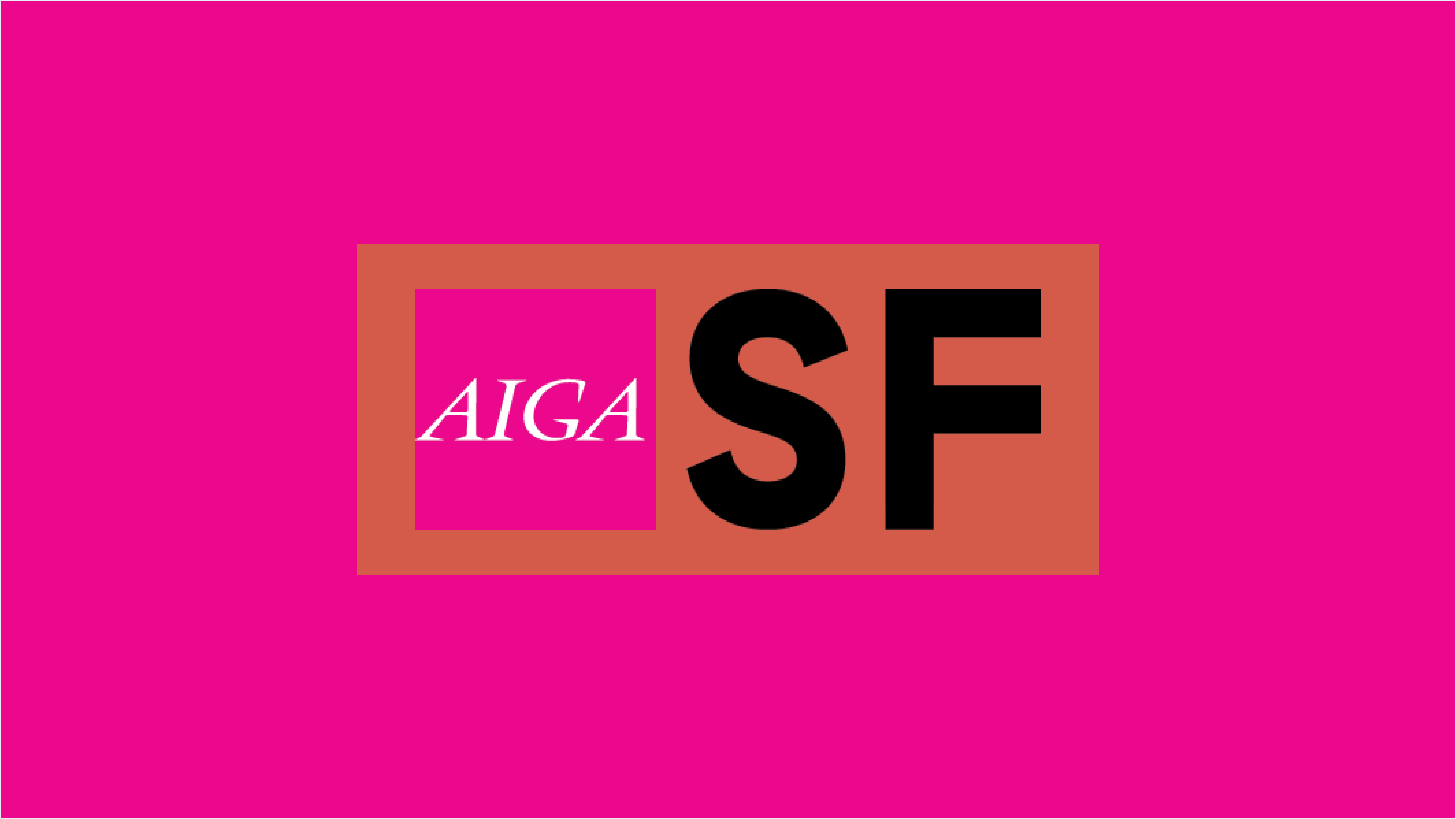 SF AIGA Design Week Campaign branding graphic design ui