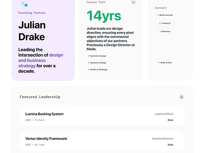Agency Landing page - Team Experience design landingpage teams ui uiux ux website