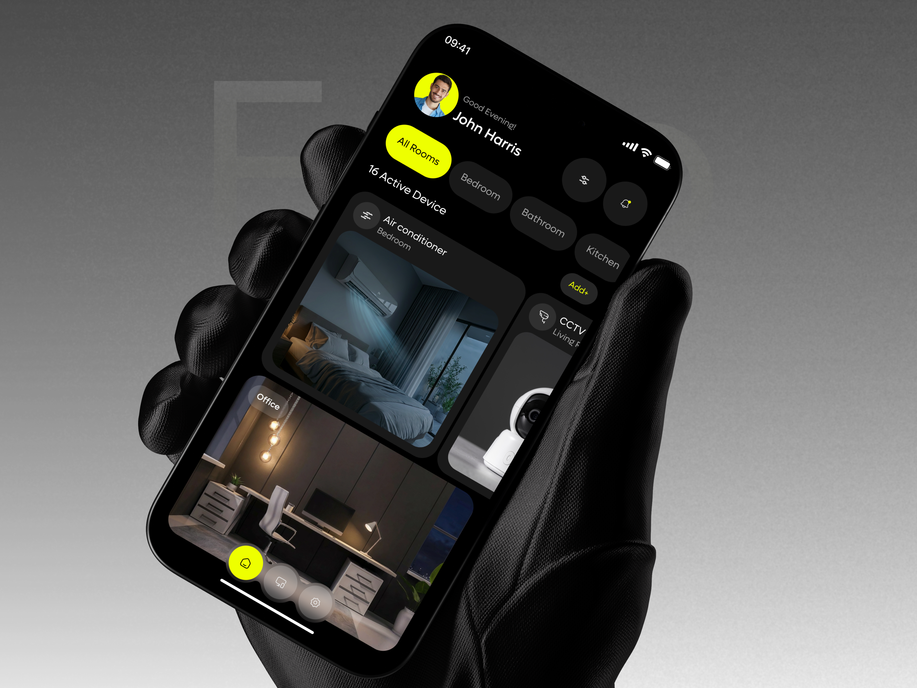 Smart Home Control Mobile App Design | Modern IoT UI/UX app home home automation home automation app home control home monitoring ios iot app mobile app desig mobile ui modern ui real estate remote control app smart control smart device control smart home ui