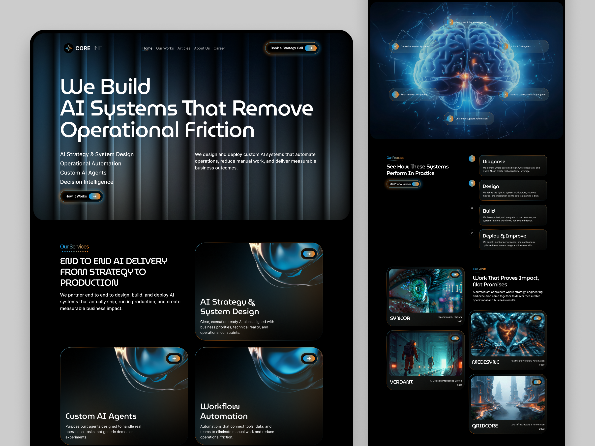 Example of Landing Page Design For Startups