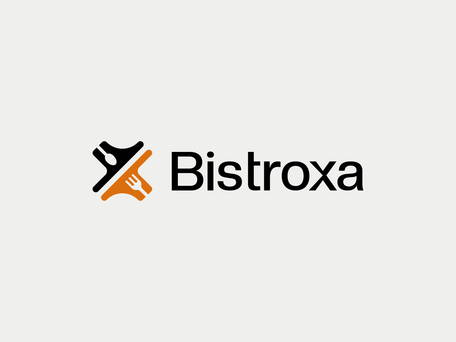 Bistroxa — Modern Bistro & Restaurant Logo Design
