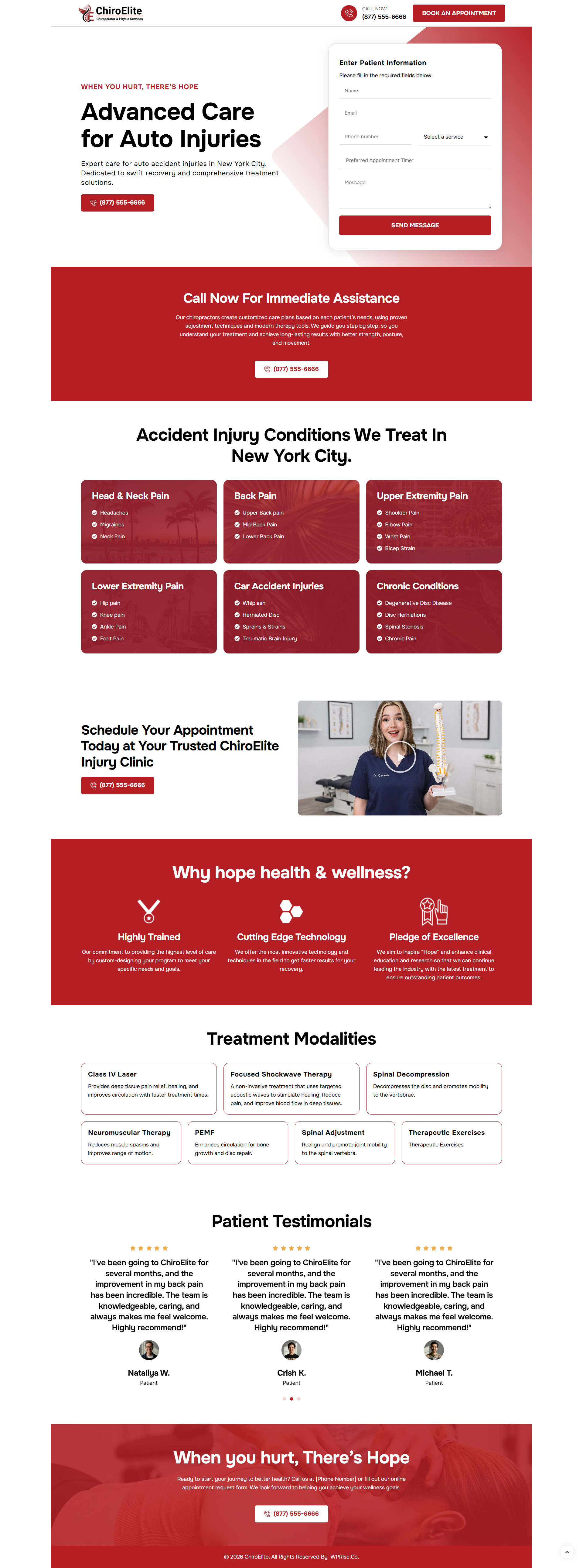 Chiropractic Landing Page branding chiropractic chiropractic website chiropractic website design chiropractic website templates chiropractor chiropractor business chiropractor landing page clinic design doctor homepage illustration landing landing page medical therapy ui web design website