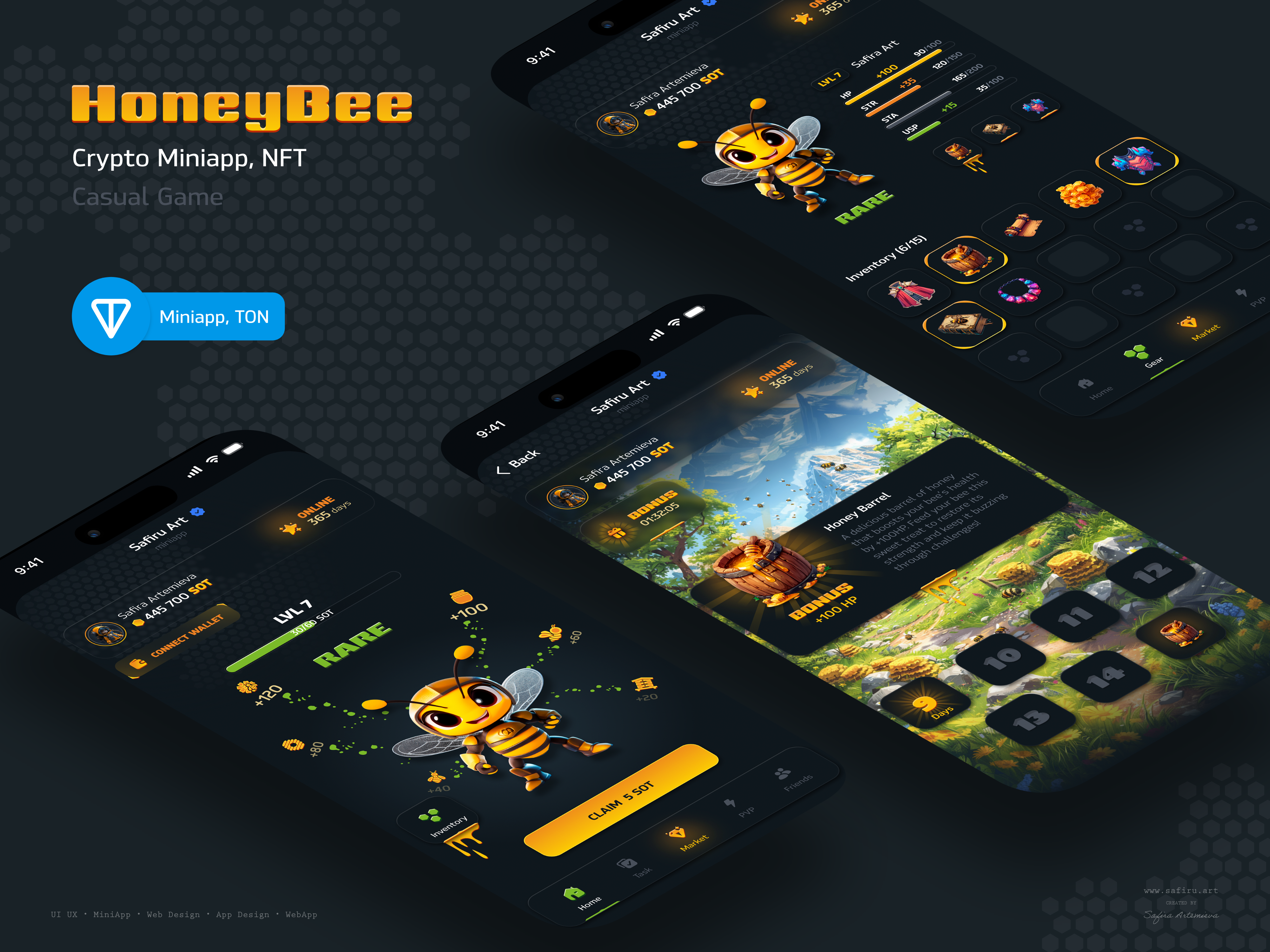 Mini App Game app design crypto design crypto game game design miniapp miniapp design mobile design nft design nft game telegram ton ton design