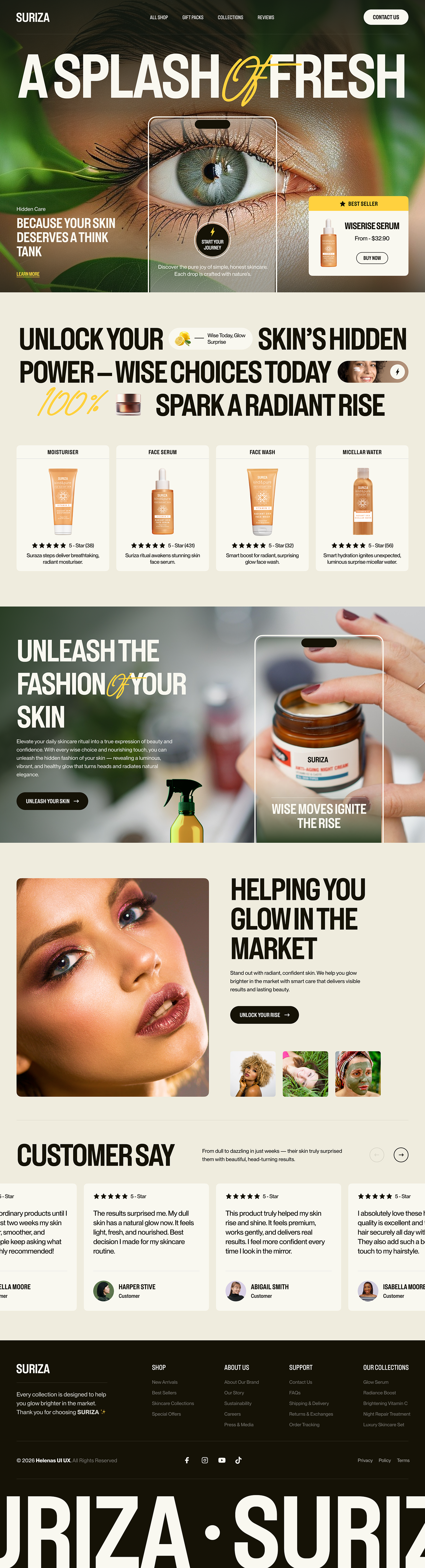 Example of Single Landing Page Design