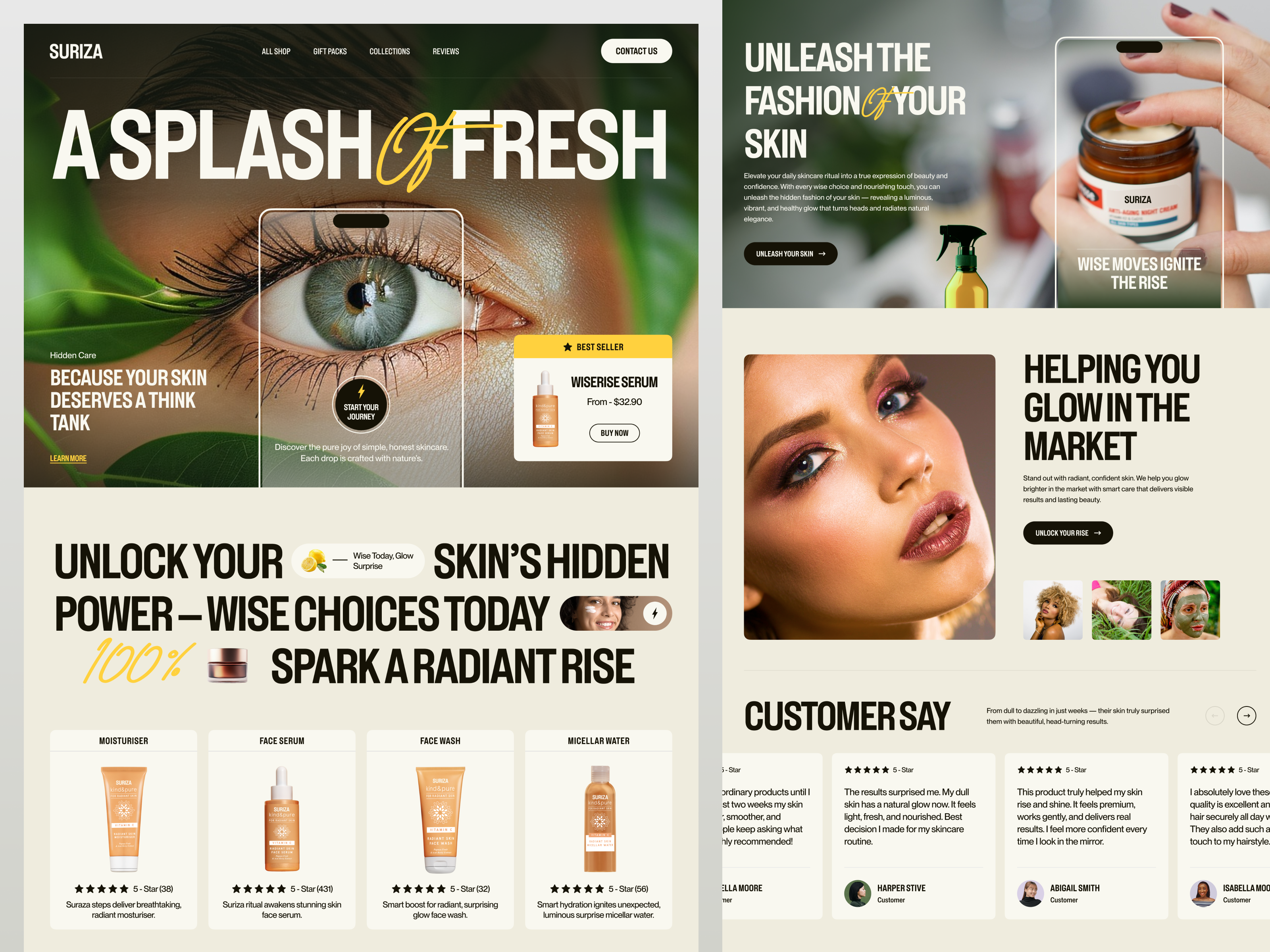 Example of Single Landing Page Design