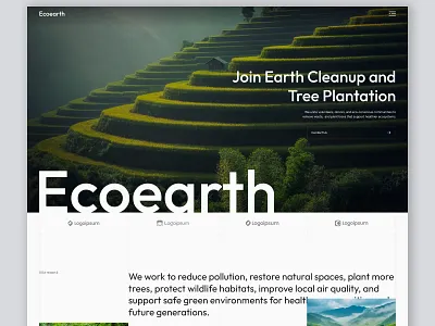 Community & Nonprofit Website Landing Page | Social Impact UI community website design donation website template eco friendly website design figma community ui nonprofit landing page social impact web design volunteer program website webflow nonprofit website