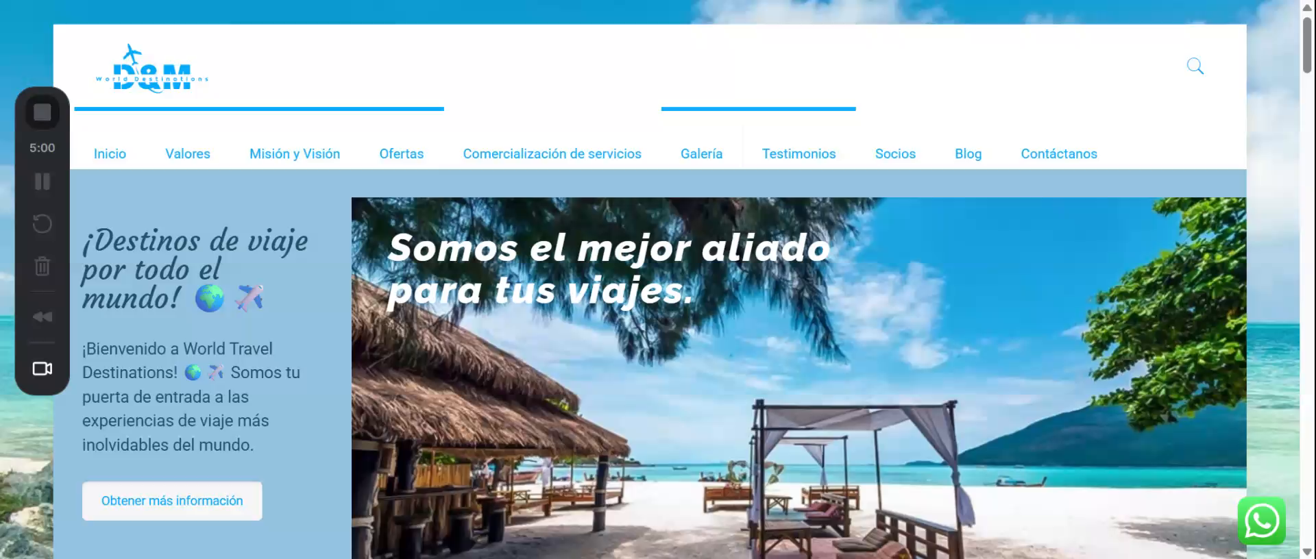 Travel Agency Website