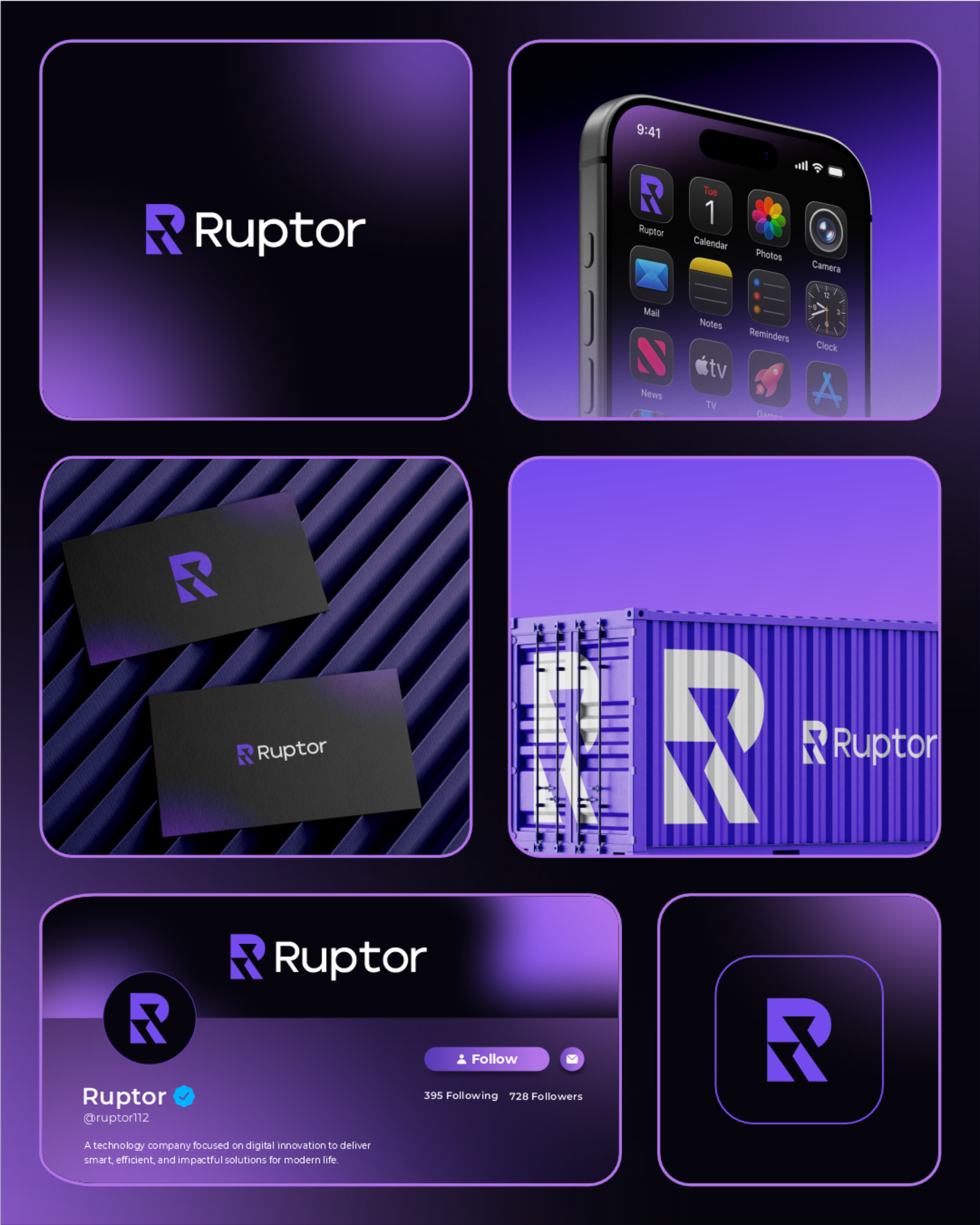 Ruptor logo design abstract abstrak logo design logo logo logo company logo modern minimalist logo modern logo tech logo web3 logo