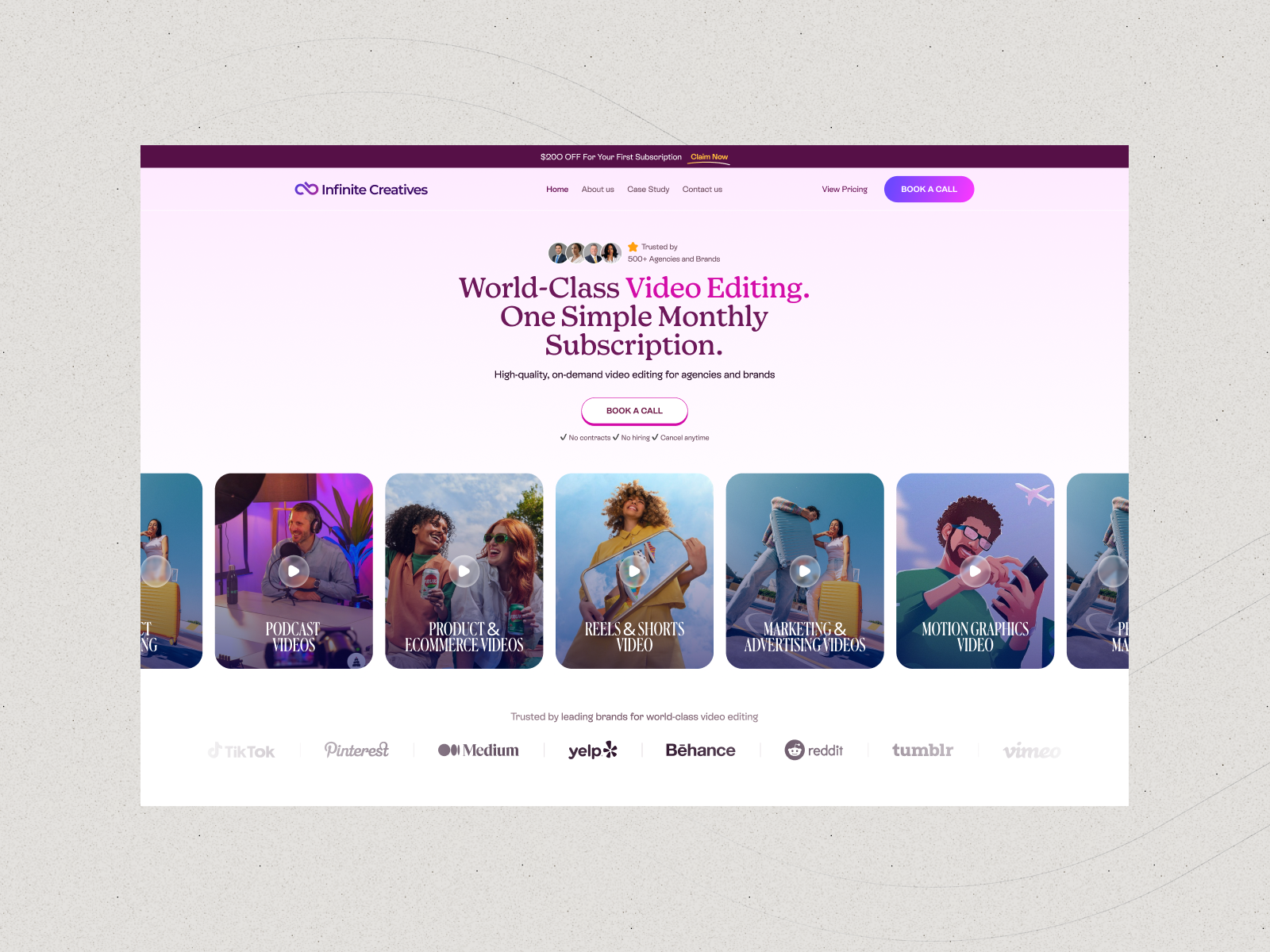 Example of Webflow Website Development Service