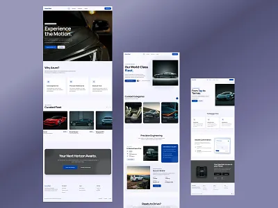 Rental Car Landing Page UI Design branding design figma graphic design illustration landing page logo ui ui design ui trends ux ux design ux trends web page website
