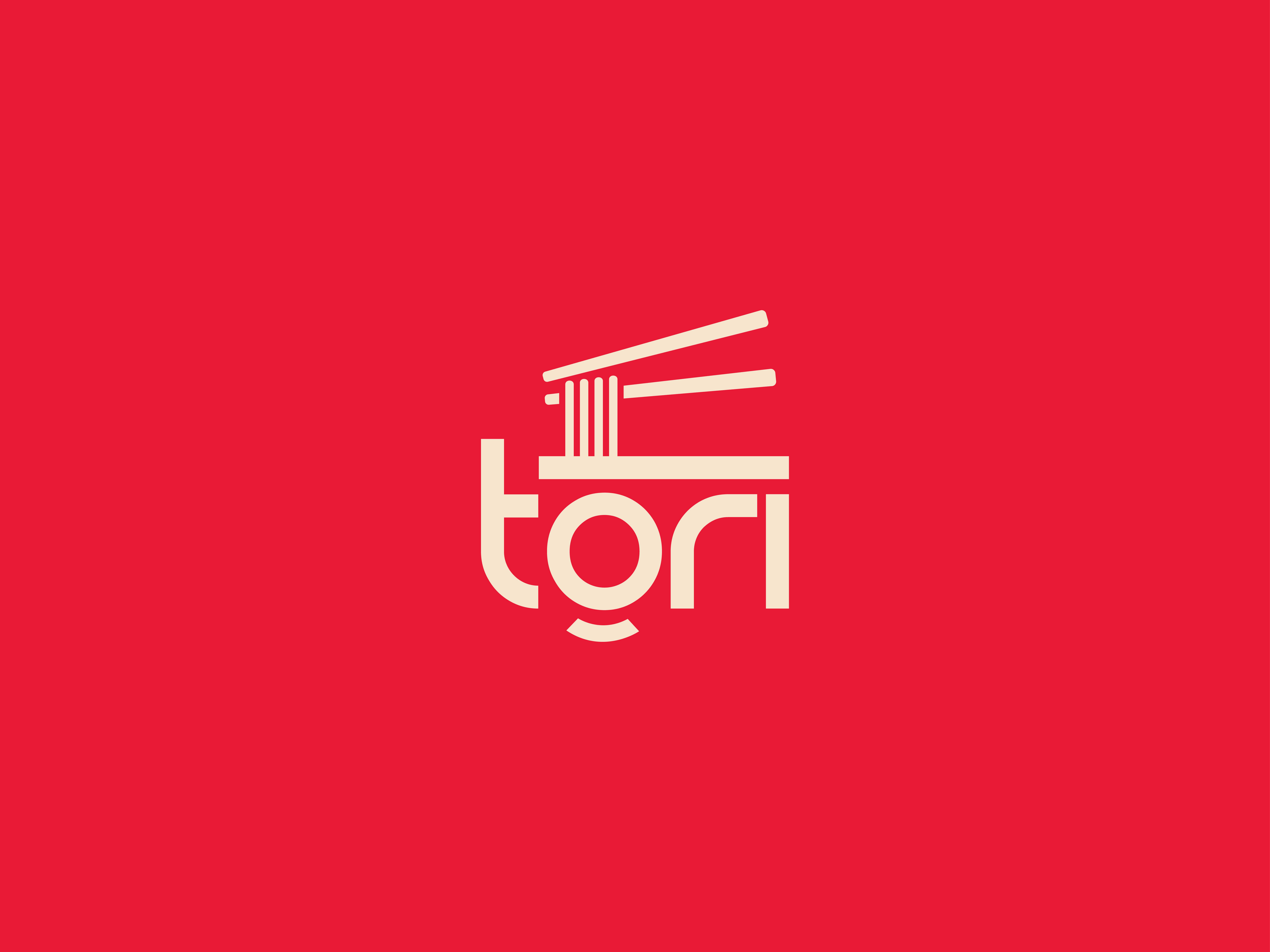 Tori Ramen – Modern Japanese Food Logo Design asianfood branding design graphic design illustration japan japanese food brand japanesefood letter logo logo minimalist noodles brand ramen ramen brand typography vector