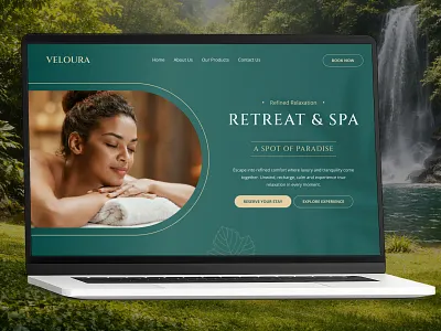 Modern Retreat & SPA Website Design | Clean UI/UX clean design creative design digital design frontend design interactive design interface design landing page minimal design modern website responsive design single page application smooth animation spa website ui design user experience user interface ux design web app design web design website inspiration