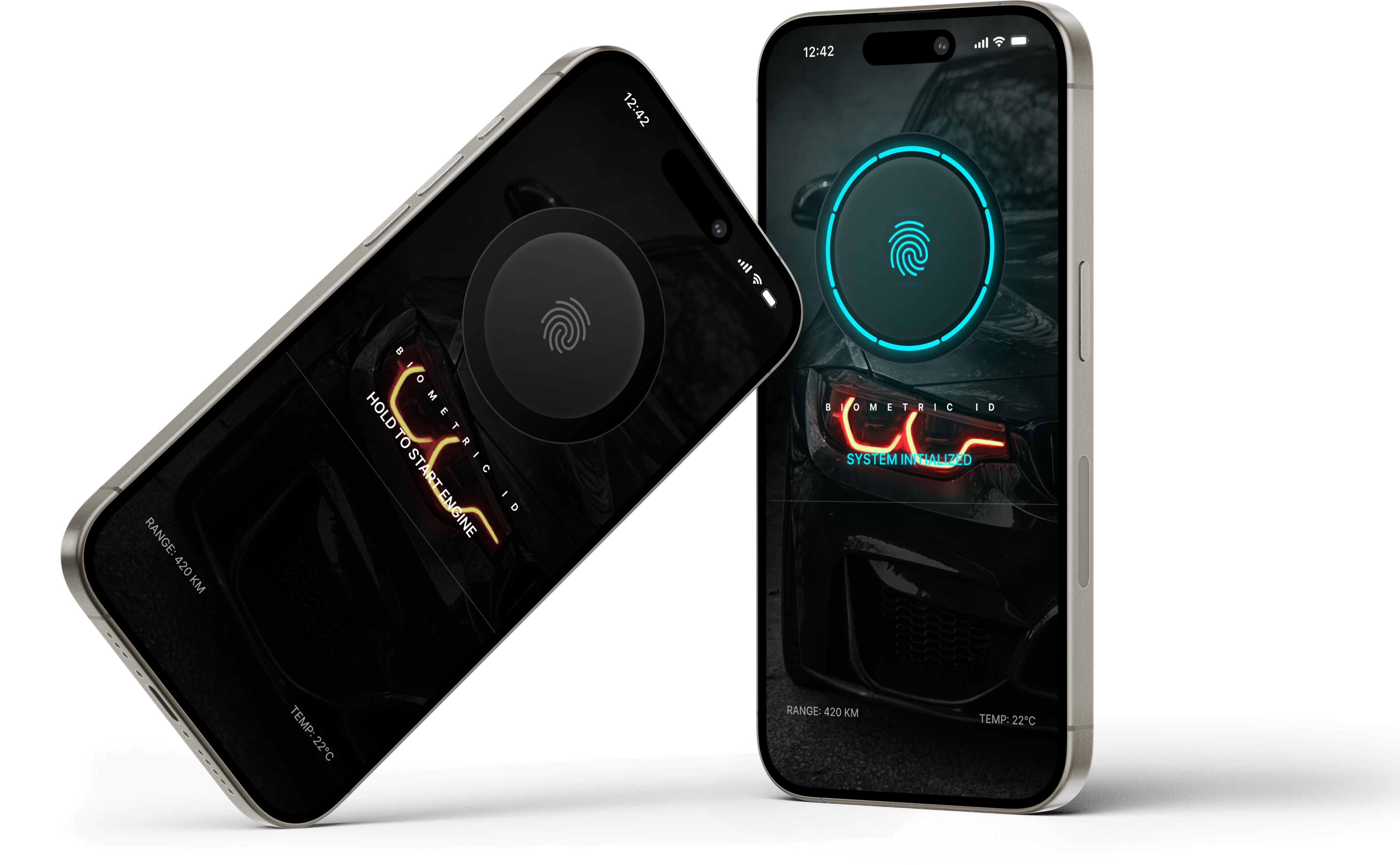 Daily UI #015 — Biometric Car Ignition bmw dailyui figma ui uiux