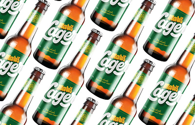 Maris Lager beerlabel craftbeer handlettering label packagedesign packaging packagingdesign script typography