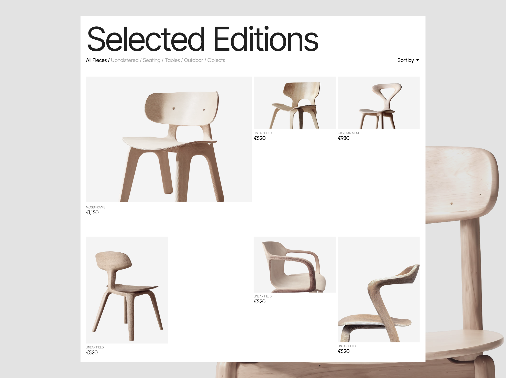 Holovetra| Furniture E-commerce Website creativedesign design e commerce ecommerce furniture store ui uidesign webdesign