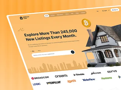 Mibitcoincasa - Real Estate & Property Listings Website app branding business design framer listing listing website mobile app property property listing property listing design real estate real estate business real estate website real property realestate rent rental rental platform design ui