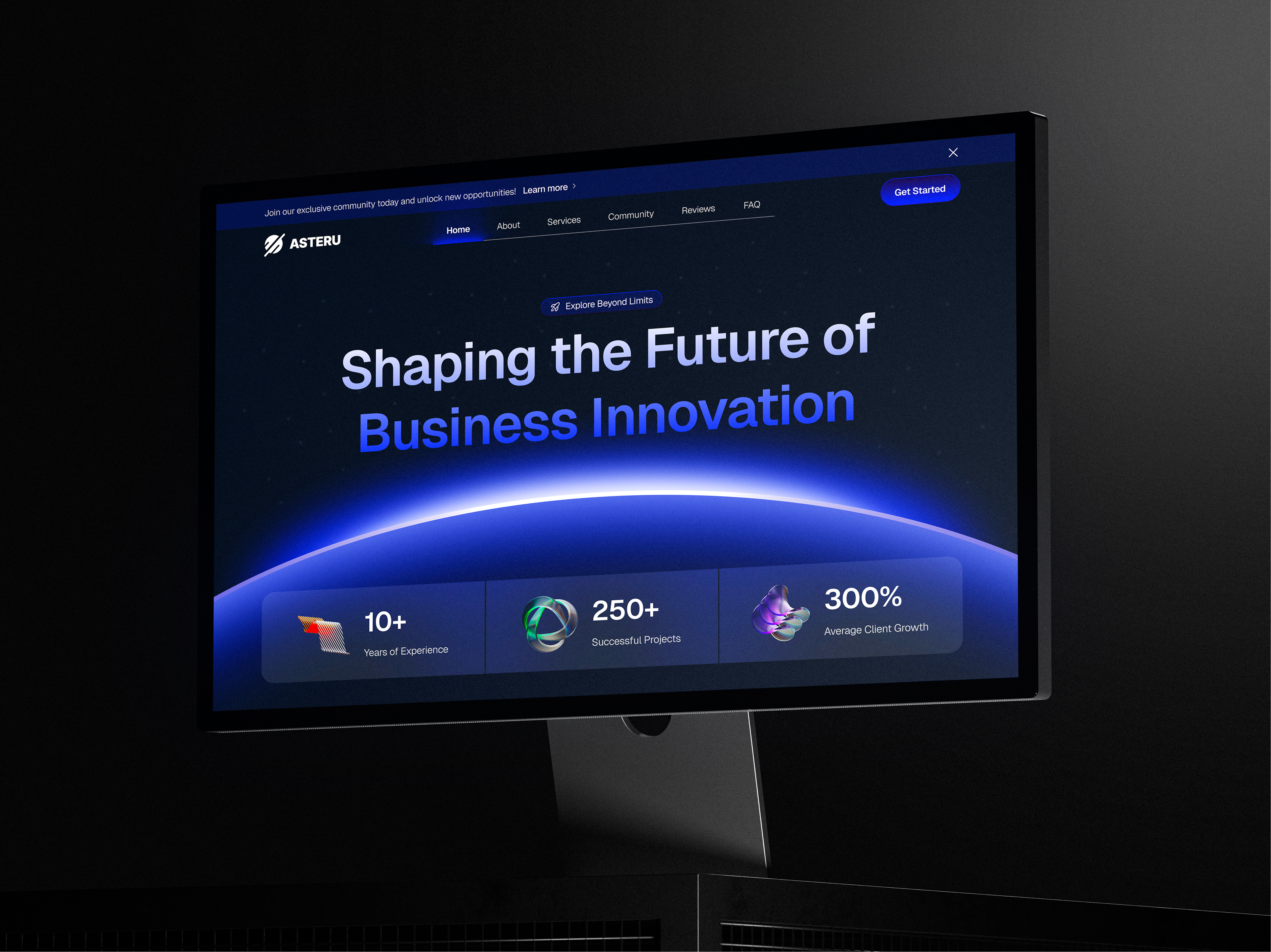 Business Innovation | UI/UX Landing Page business design figma figma design graphic design landing page landing page design technology ui ui design uiux user experience user interface ux ux design web web development website website design wordpress