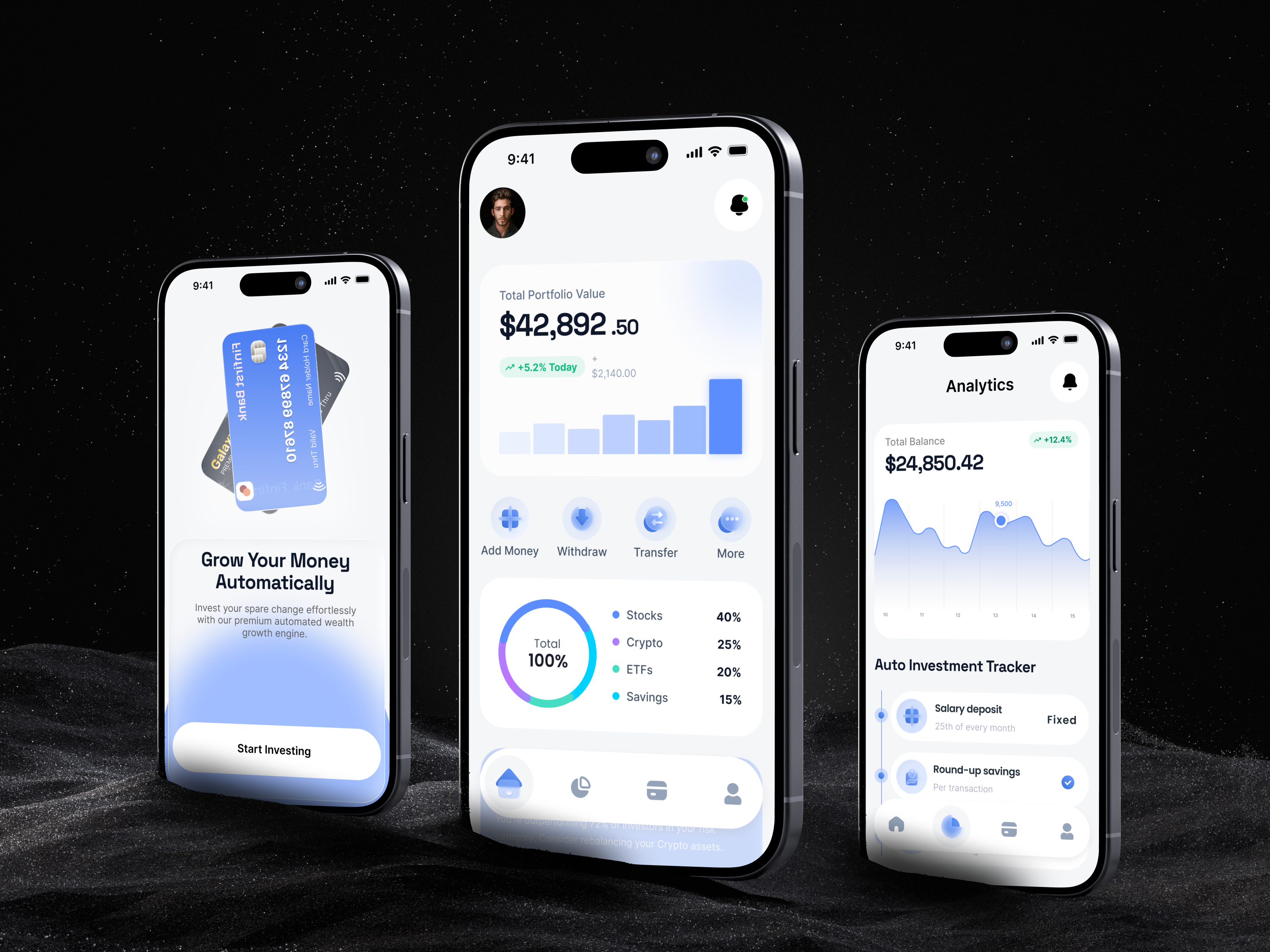 Example of Fintech Mobile App UI/UX Design